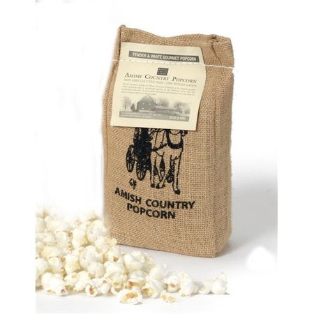 WABASH VALLEY FARMS Wabash Valley Farms 41405  Gourmet Popping Corn- Burlap Bag Medium White 2 lb 41405